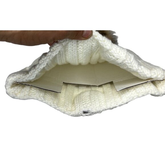 iLive Bluetooth Beanie White Knit‎ Hat  Built- in Headphones SnowBoarding SkIING - Picture 4 of 6